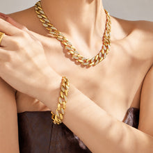 316L Stainless Steel 18K PVD Gold Cuban Chain Bracelet made with 316L stainless steel and 18K PVD gold finish for wholesale jewelry buyers - image 21