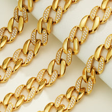 316L Stainless Steel 18K PVD Gold Cuban Chain Bracelet made with 316L stainless steel and 18K PVD gold finish for wholesale jewelry buyers - image 9