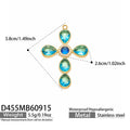 Pendant Only / Blue / Gold Tone