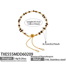 MiduoduoJewelry deep red natural stone layered necklace length and product specifications