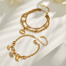 316L Stainless Steel 18K PVD Gold Dolphin Zircon Bracelet made with 316L stainless steel and 18K PVD gold finish for wholesale jewelry buyers - image 12