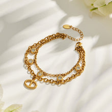 316L Stainless Steel 18K PVD Gold Dolphin Zircon Bracelet made with 316L stainless steel and 18K PVD gold finish for wholesale jewelry buyers - image 13