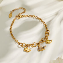 316L Stainless Steel 18K PVD Gold Dolphin Zircon Bracelet made with 316L stainless steel and 18K PVD gold finish for wholesale jewelry buyers - image 14