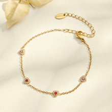 316L Stainless Steel 18K PVD Gold Dopamine Heart Pendant Necklace and Bracelet made with 316L stainless steel and 18K PVD gold finish for wholesale jewelry buyers - image 11