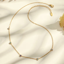 316L Stainless Steel 18K PVD Gold Dopamine Heart Pendant Necklace and Bracelet made with 316L stainless steel and 18K PVD gold finish for wholesale jewelry buyers - image 8