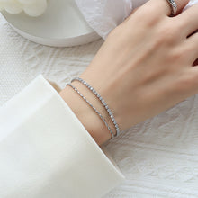 316L Stainless Steel 18K PVD Gold Double Layer Zircon Bracelet made with 316L stainless steel and 18K PVD gold finish for wholesale jewelry buyers - image 3