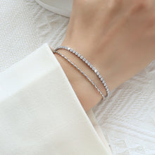 316L Stainless Steel 18K PVD Gold Double Layer Zircon Bracelet made with 316L stainless steel and 18K PVD gold finish for wholesale jewelry buyers - image 5