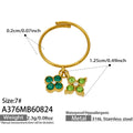 Green Zircon Gold / Size 7