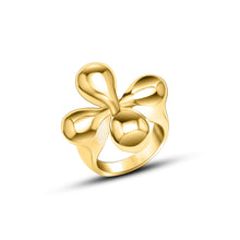 316L Stainless Steel 18K PVD Gold Droplet Ring made with 316L stainless steel and 18K PVD gold finish for wholesale jewelry buyers - image 5