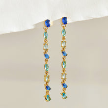 316L Stainless Steel 18K PVD Gold Droplet Zircon Earrings made with 316L stainless steel and 18K PVD gold finish for wholesale jewelry buyers - image 13
