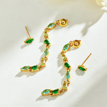 316L Stainless Steel 18K PVD Gold Droplet Zircon Earrings made with 316L stainless steel and 18K PVD gold finish for wholesale jewelry buyers - image 15
