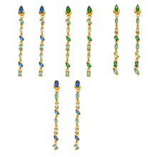 316L Stainless Steel 18K PVD Gold Droplet Zircon Earrings made with 316L stainless steel and 18K PVD gold finish for wholesale jewelry buyers - image 7