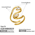 锆石Gold开口 / Size 7