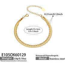 Miduoduo E105 Bracelet Gold - Dimension & Weight Specifications