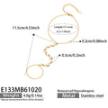 White CZ - Gold / 17 + 5 cm