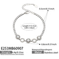 E253 Round White Zircon / Steel / 5 cm