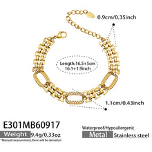 E301 zircon watch band chain bracelet 16.5+5 cm size details