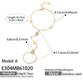 Model A - CZ Flower - Gold / 16 + 5 cm