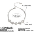 E462 Flower White Zircon / Steel / 5 cm