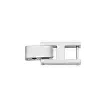E549 steel bracelet clasp detail for 316L stainless steel CZ tennis bracelet replacement buckle