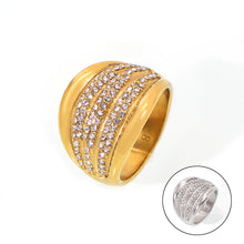 316L Stainless Steel 18K PVD Gold Elegant Ring made with 316L stainless steel and 18K PVD gold finish for wholesale jewelry buyers - image 5