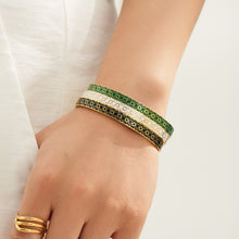 304 Stainless Steel 18K PVD Gold Enamel Drip Bangle made with 304 Stainless Steel and 18K PVD gold finish for wholesale jewelry buyers - image 17