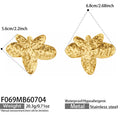 Earrings / Hammered Flower Gold / Default