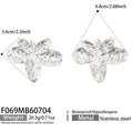 Earrings / Hammered Flower Steel / Default