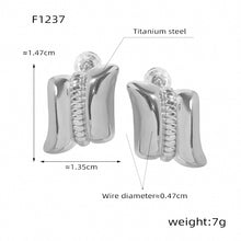 Miduoduo F1237 Earrings Steel - Dimension & Weight Specifications