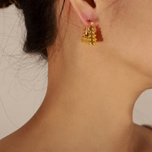 Miduoduo F1252 Earrings Gold - Dimension & Weight Specifications