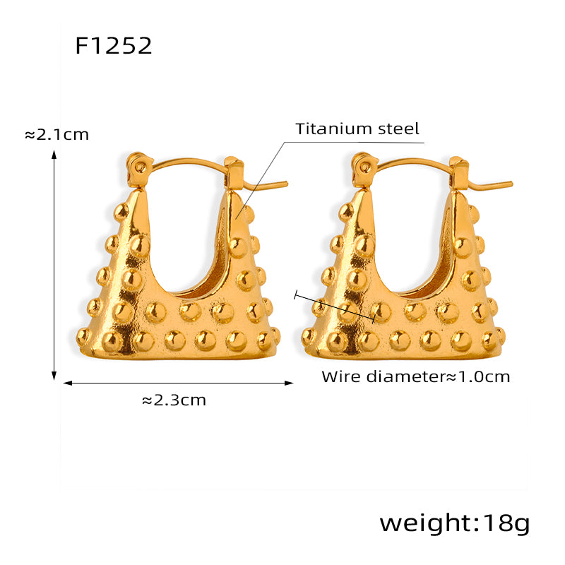 Miduoduo F1252 Earrings Specs - Dimension & Weight Specifications