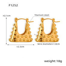 Miduoduo F1252 Earrings Specs - Dimension & Weight Specifications