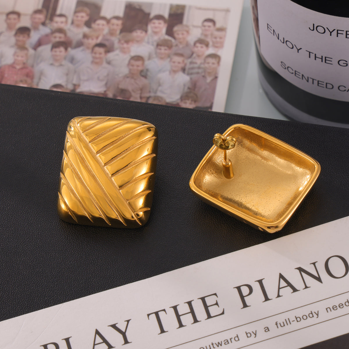 Miduoduo F1439 Earrings - Lifestyle Wearing View 3
