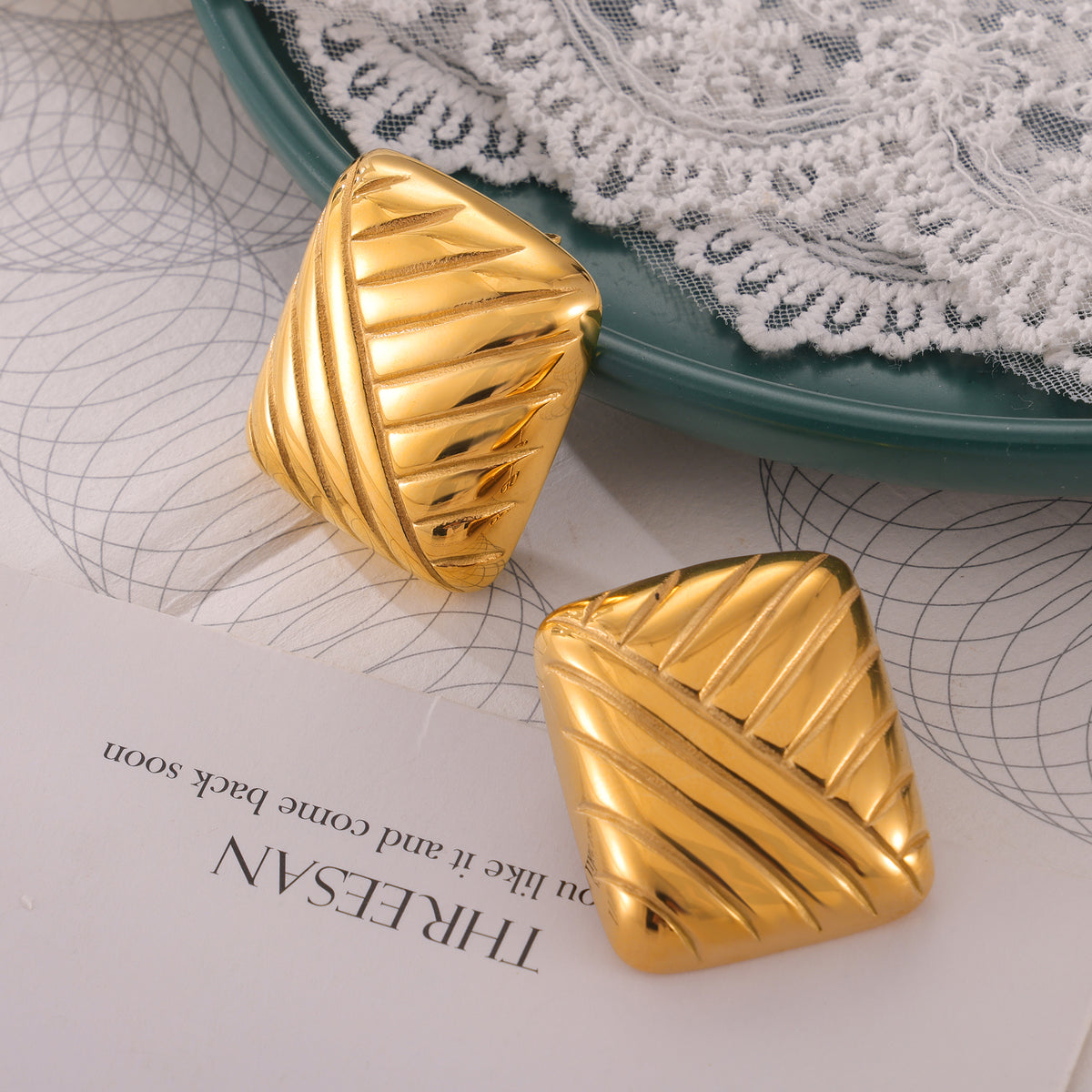 Miduoduo F1439 Earrings - Lifestyle Wearing View 5