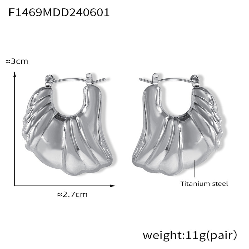 Miduoduo F1469 Earrings Steel - Dimension & Weight Specifications