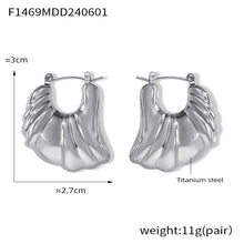 Miduoduo F1469 Earrings Steel - Dimension & Weight Specifications
