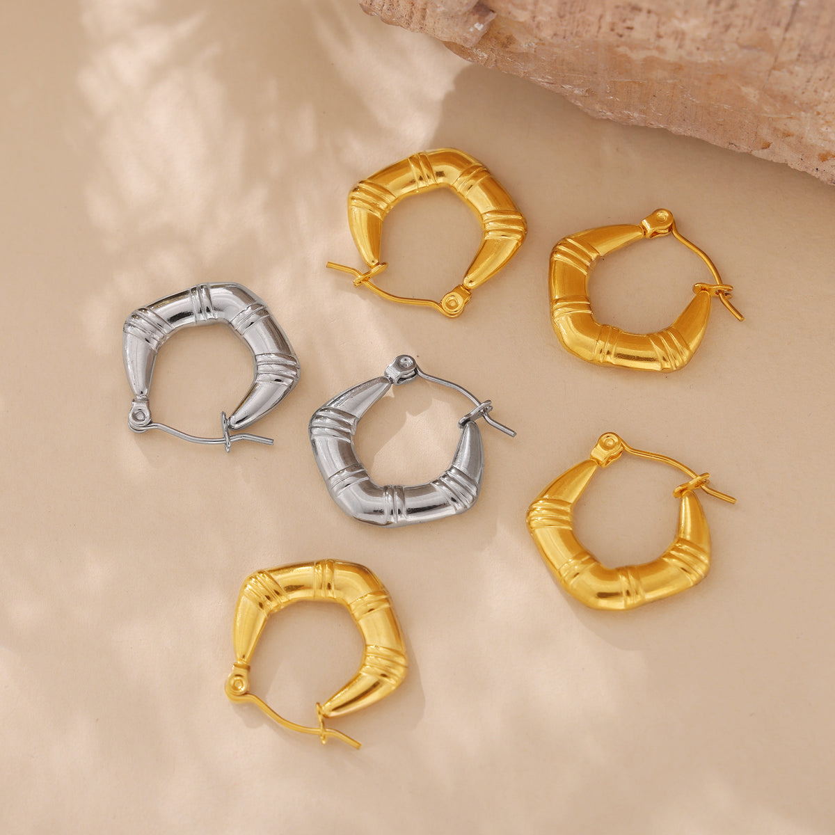 Miduoduo F1540 Earrings - Lifestyle Wearing View 3