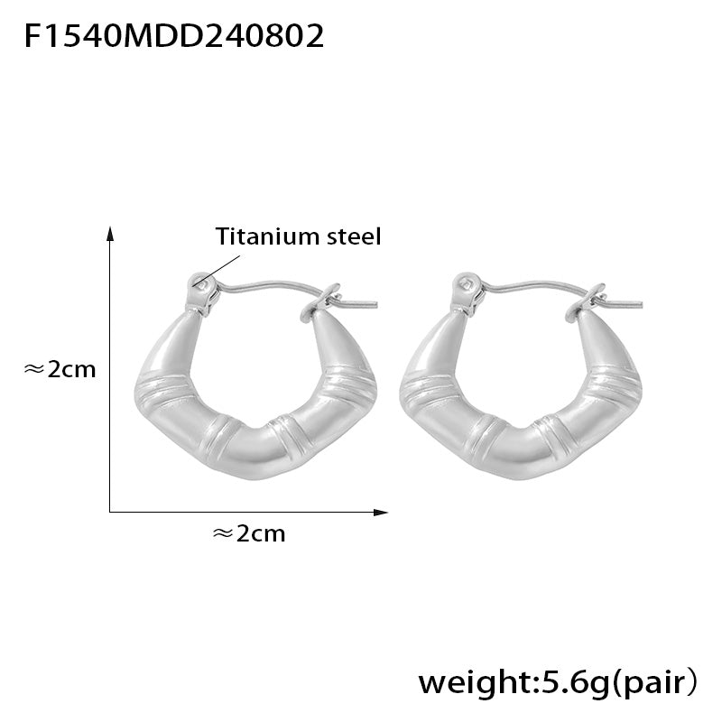 Miduoduo F1540 Earrings Steel - Dimension & Weight Specifications