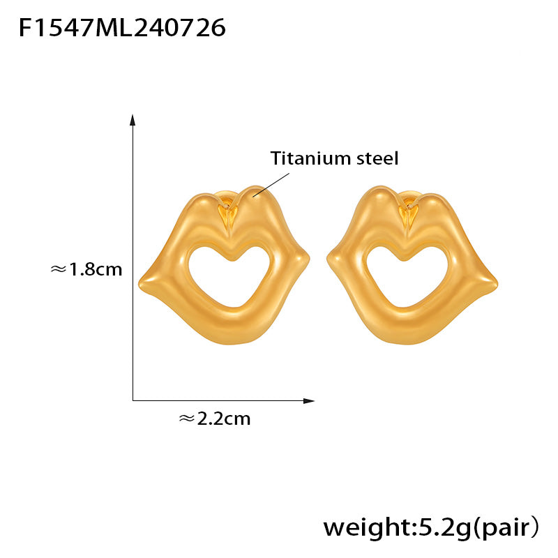Miduoduo F1547 Earrings Gold - Dimension & Weight Specifications