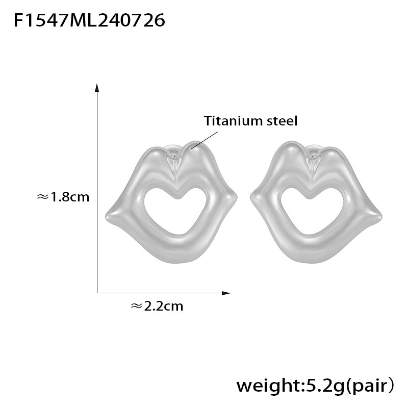 Miduoduo F1547 Earrings Steel - Dimension & Weight Specifications