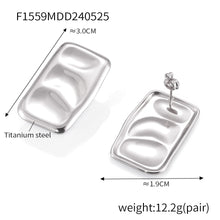Miduoduo F1559 Earrings Steel - Dimension & Weight Specifications