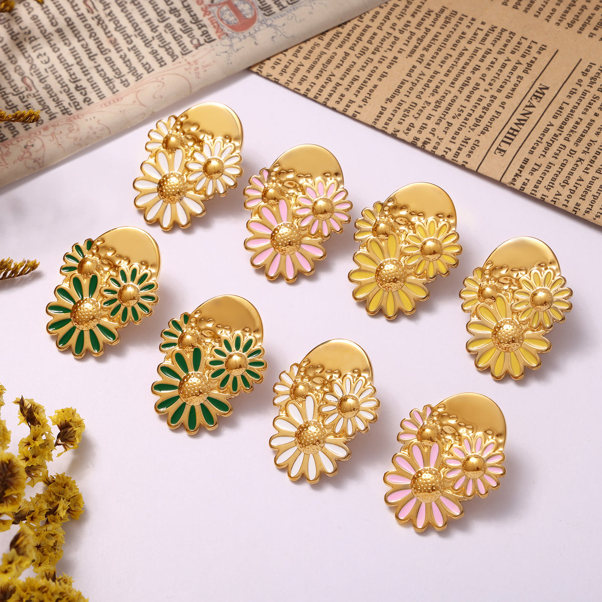 Miduoduo F1617 Earrings - Lifestyle Wearing View 2