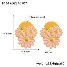 Miduoduo F1617 Earrings Gold - Dimension & Weight Specifications