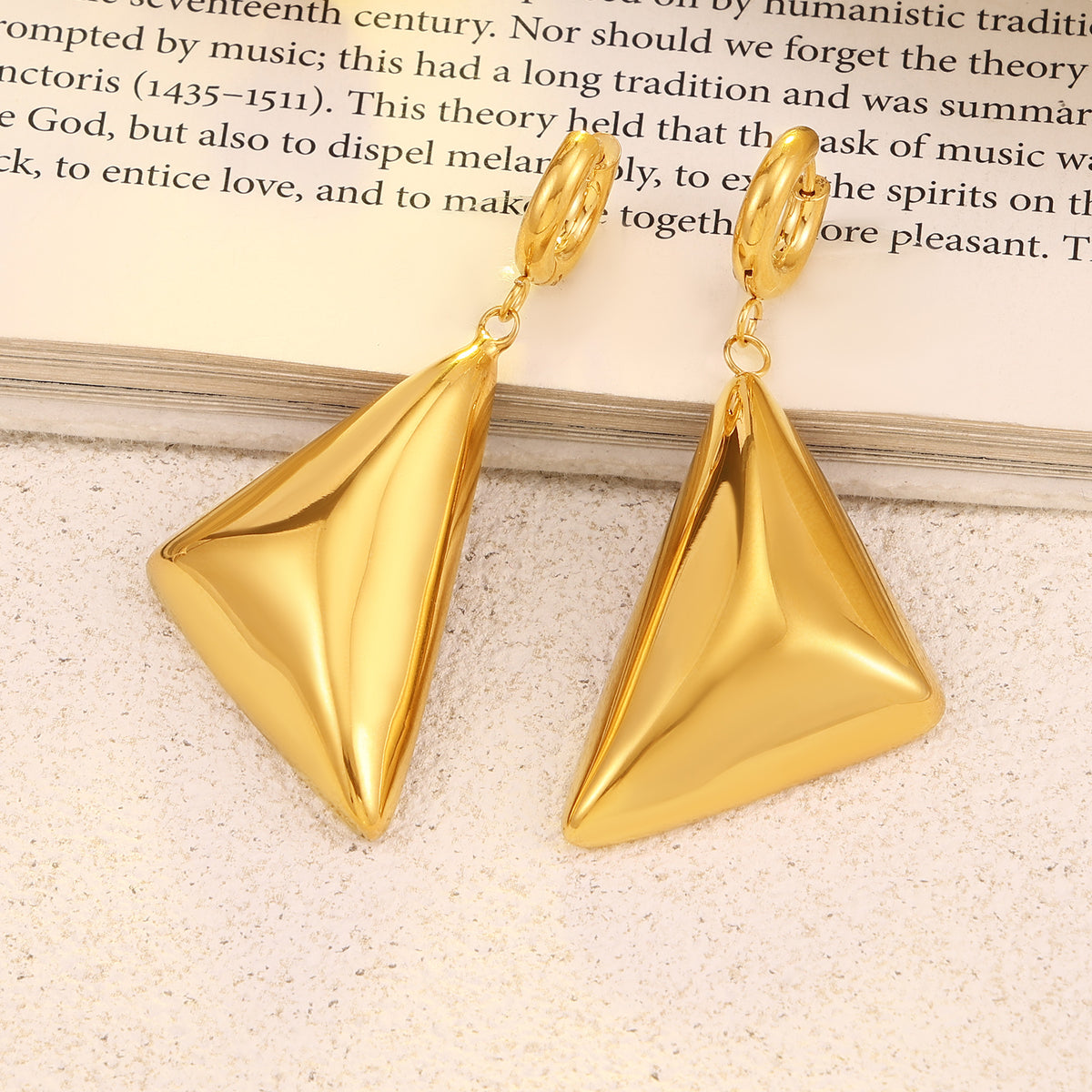 Miduoduo F1624 Earrings - Lifestyle Wearing View 2