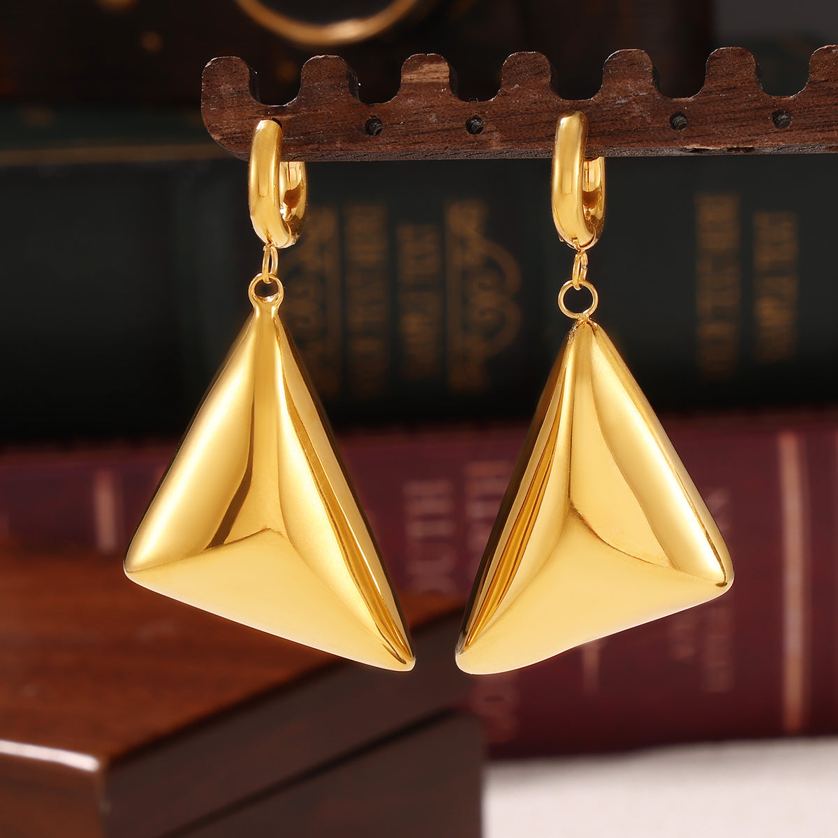 Miduoduo F1624 Earrings - Lifestyle Wearing View 4