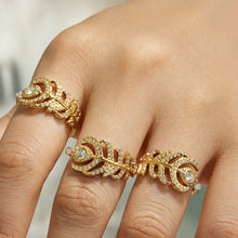 316L Stainless Steel 18K PVD Gold Feather Ring made with 316L stainless steel and 18K PVD gold finish for wholesale jewelry buyers - image 13