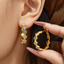 316L Stainless Steel 18K PVD Gold Four-Leaf Clover Earrings made with 316L stainless steel and 18K PVD gold finish for wholesale jewelry buyers - image 10