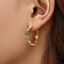 316L Stainless Steel 18K PVD Gold Four-Leaf Clover Earrings made with 316L stainless steel and 18K PVD gold finish for wholesale jewelry buyers - image 12