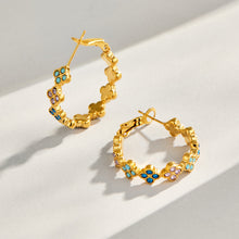 316L Stainless Steel 18K PVD Gold Four-Leaf Clover Earrings made with 316L stainless steel and 18K PVD gold finish for wholesale jewelry buyers - image 7