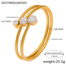 316L Stainless Steel 18K PVD Gold Geometric Bangle Bracelet made with 316L stainless steel and 18K PVD gold finish for wholesale jewelry buyers - image 7